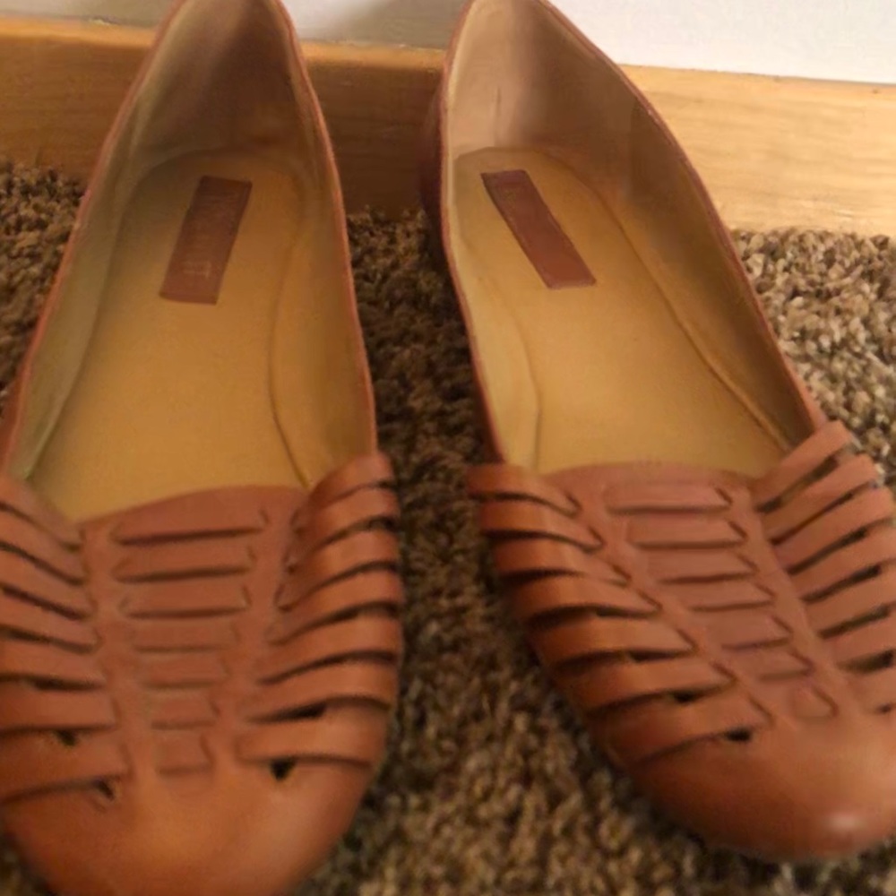 Nine West basketweave flats 7.5